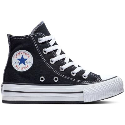 Converse Zapatillas casual de niños Chuck Taylor All Star EVA Lift alta Colección Foundation . (35) Negro Converse Zapatillas casual de niños Chuck Taylor All Star EVA Lift alta Colección Foundation . (35) Negro