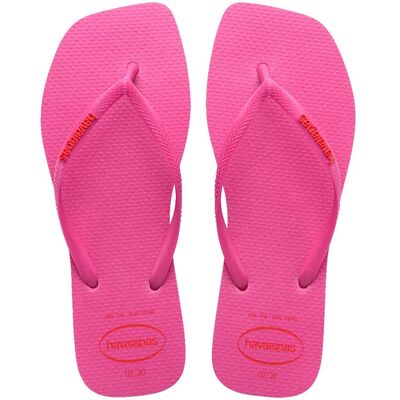 Havaianas Chanclas Mujer Hav. Slim Square Logo Pop Up Pink Flux 412 . (41-42) Fucsia Havaianas Chanclas Mujer Hav. Slim Square Logo Pop Up Pink Flux 412 . (41-42) Fucsia