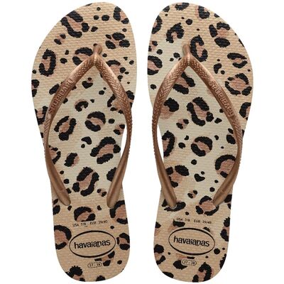 Havaianas Chanclas Mujer Hav. Slim Animals Beige-Beige 412 . (41-42) Blanco / Negro Havaianas Chanclas Mujer Hav. Slim Animals Beige-Beige 412 . (41-42) Blanco / Negro