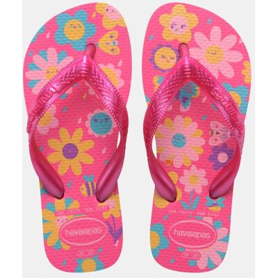 Havaianas Chanclas de dedo Niños Flores . (37-38) Rosa Havaianas Chanclas de dedo Niños Flores . (37-38) Rosa
