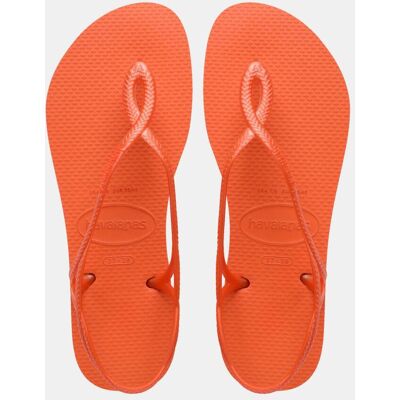 Havaianas Chanclas de dedo Mujer Luna . (39-40) Naranja flúor Havaianas Chanclas de dedo Mujer Luna . (39-40) Naranja flúor