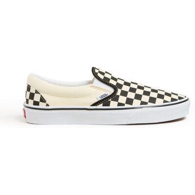 Vans Zapatillas casual unisex Classic Slip-On . (36) Blanco / Negro Vans Zapatillas casual unisex Classic Slip-On . (36) Blanco / Negro