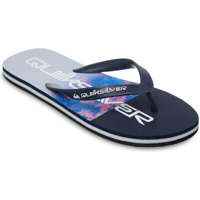 Quiksilver Chanclas de hombre Molokai Stripe . (39) Azul/Gris Quiksilver Chanclas de hombre Molokai Stripe . (39) Azul/Gris