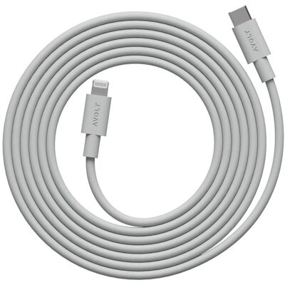 AVOLT Cable USB-C a Lightning 2 m. Gotland Gray AVOLT Cable USB-C a Lightning 2 m. Gotland Gray