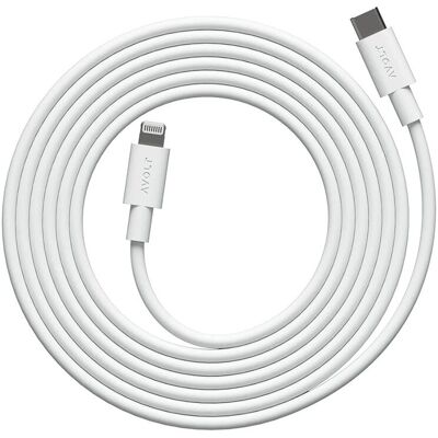 AVOLT Cable USB-C a Lightning 2 m. Opal White AVOLT Cable USB-C a Lightning 2 m. Opal White