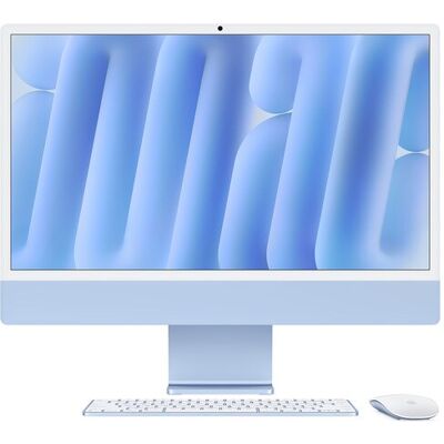 Apple iMac 24 (2024), M4, 16GB, 512 GB SSD, GPU 10 Núcleos Retina 4,5K 24", MacOS. Azul Apple iMac 24 (2024), M4, 16GB, 512 GB SSD, GPU 10 Núcleos Retina 4,5K 24", MacOS. Azul