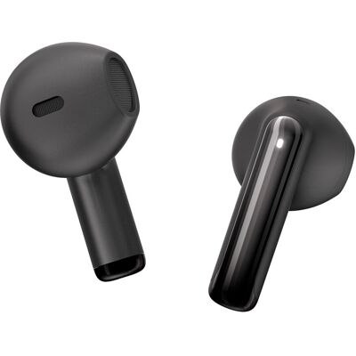 Energy Sistem Auriculares True Wireless StyleBuds Bluetooth, cancelación de ruido en micrófono, hasta 25h. autonomía y resistencia IPX. Negro Energy Sistem Auriculares True Wireless StyleBuds Bluetooth, cancelación de ruido en micrófono, hasta 25h. autonomía y resistencia IPX. Negro