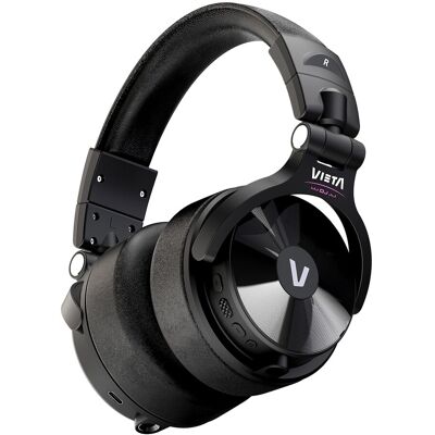 Vieta Auriculares inalámbricos Atlas, de baja latencia para audio profesional y gaming. Negro Vieta Auriculares inalámbricos Atlas, de baja latencia para audio profesional y gaming. Negro