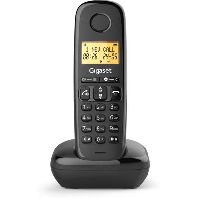 Siemens Teléfono fijo Basic 100 Negro. Negro Siemens Teléfono fijo Basic 100 Negro. Negro