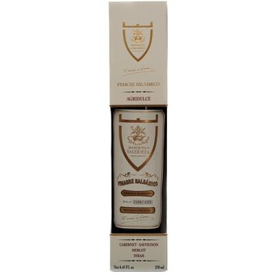 Marqués de Valdueza Vinagre balsámico agridulce Edición Limitada . Marqués de Valdueza Vinagre balsámico agridulce Edición Limitada .