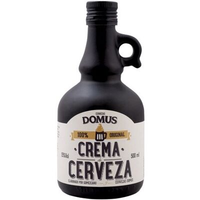Domus Licor de crema de cerveza . Domus Licor de crema de cerveza .