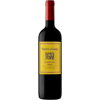 Remírez de Ganuza Vino tinto Reserva 2018 Rioja Alavesa. Remírez de Ganuza Vino tinto Reserva 2018 Rioja Alavesa.
