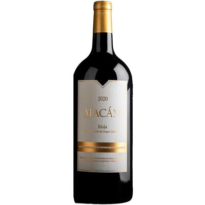 Vega+ Vino tinto Macán tempranillo 2020 Rioja Doble Mágnum. Vega+ Vino tinto Macán tempranillo 2020 Rioja Doble Mágnum.