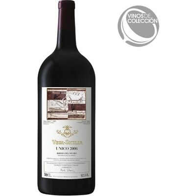 Vega+ Vino tinto Unico 2006 Ribera del Duero Doble Mágnum. Vega+ Vino tinto Unico 2006 Ribera del Duero Doble Mágnum.