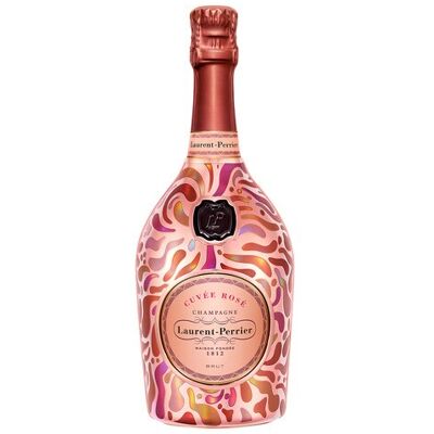 Laurent-Perrier Champagne Cuvée Rosé Metal Jacket. Laurent-Perrier Champagne Cuvée Rosé Metal Jacket.