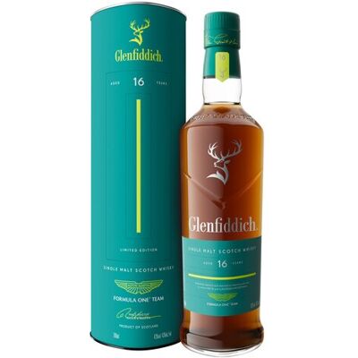 Glenfiddich Estuche whisky Edición limitada Aston Martin F1 16 años. Glenfiddich Estuche whisky Edición limitada Aston Martin F1 16 años.