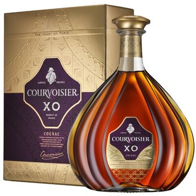 Courvoisier Cognac gran reserva XO. Courvoisier Cognac gran reserva XO.