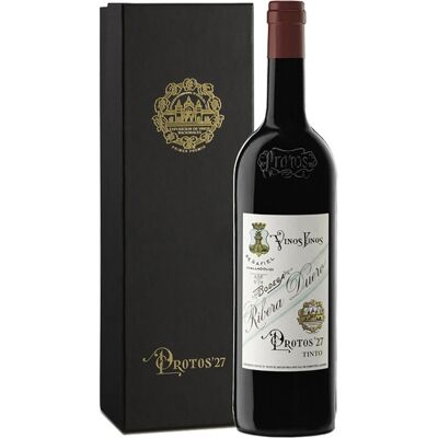 Protos Estuche vino tinto 27 tempranillo 2022 Ribera del Duero Mágnum. Protos Estuche vino tinto 27 tempranillo 2022 Ribera del Duero Mágnum.