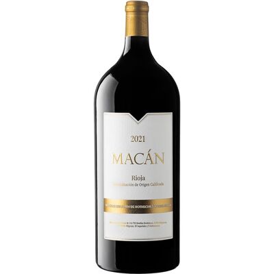 Vega+ Vino tinto Macán tempranillo 2021 Rioja Imperial. Vega+ Vino tinto Macán tempranillo 2021 Rioja Imperial.