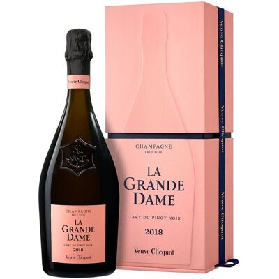 Veuve Clicquot Estuche de champagne Rosé La Grande Dame Rosé 2018 . Veuve Clicquot Estuche de champagne Rosé La Grande Dame Rosé 2018 .