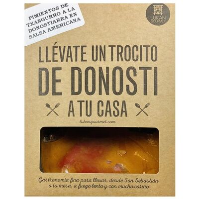 Como Donosti Pimientos rellenos de centollo a la donostiarra . Como Donosti Pimientos rellenos de centollo a la donostiarra .