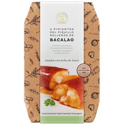 Club del Gourmet Pimientos del piquillo rellenos de bacalao . Club del Gourmet Pimientos del piquillo rellenos de bacalao .