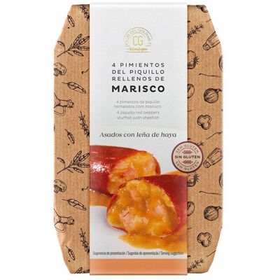 Club del Gourmet Pimientos del piquillo rellenos de marisco . Club del Gourmet Pimientos del piquillo rellenos de marisco .