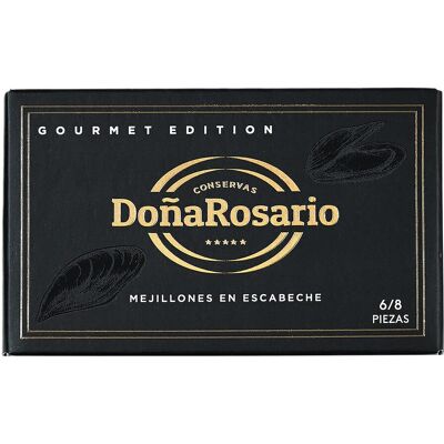 Conservas Doña Rosario Mejillones en escabeche 6-8 piezas Gourmet Edition . Conservas Doña Rosario Mejillones en escabeche 6-8 piezas Gourmet Edition .