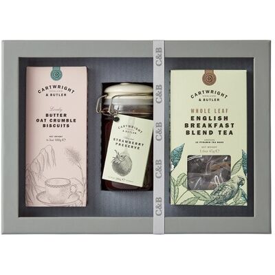 Cartwright & Butler Cartwright & Butler - Estuche de galletas de avena y mantequilla, dulce y té English Breakfast Cartwright & Butler. Cartwright & Butler Cartwright & Butler - Estuche de galletas de avena y mantequilla, dulce y té English Breakfast Cartwright & Butler.