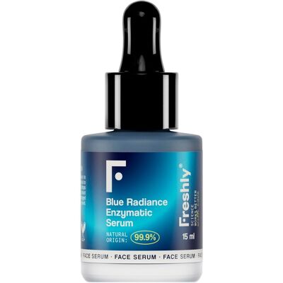 Siero enzimático Blue Radiance de Freshly Cosmetics - Exfoliante facial - Tratamiento nocturno Siero enzimático Blue Radiance de Freshly Cosmetics - Exfoliante facial - Tratamiento nocturno