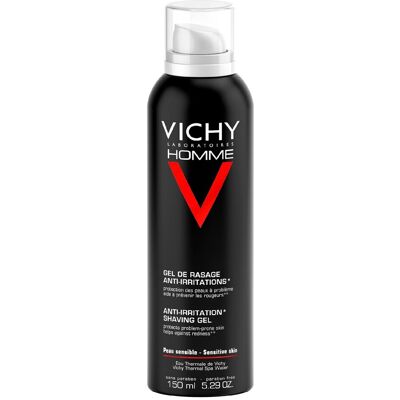 Vichy Homme Gel de Afeitar Antirritaciones - Gel para afeitar sensible Vichy Homme Gel de Afeitar Antirritaciones - Gel para afeitar sensible
