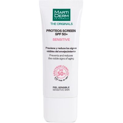 MartiDerm Crema facial Proteos Screen SPF50+ Sensitive . MartiDerm Crema facial Proteos Screen SPF50+ Sensitive .
