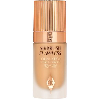 Charlotte Tilbury Airbrush Flawless Foundation - Cobertura Total - 8 Warm 30ml Charlotte Tilbury Airbrush Flawless Foundation - Cobertura Total - 8 Warm 30ml