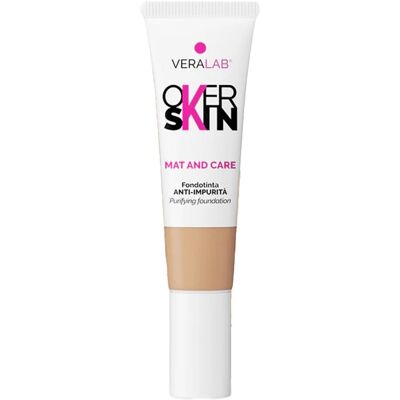VERALAB Base de Maquillaje Mat And Care Overskin. 8.5 MACADAMIA VERALAB Base de Maquillaje Mat And Care Overskin. 8.5 MACADAMIA