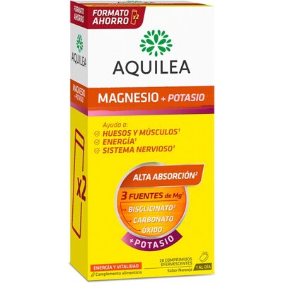 Aquilea Duplo 14 Comprimidos Magnesio + Potasio . Aquilea Duplo 14 Comprimidos Magnesio + Potasio .