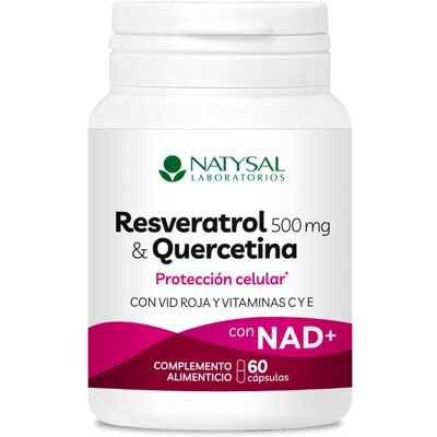 Natysal 60 Cápsulas Resveratrol & Quercetina . Natysal 60 Cápsulas Resveratrol & Quercetina .
