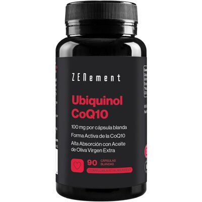 ZENEMENT Complemento Alimenticio Ubiquinol CoQ10 90 cápsulas . ZENEMENT Complemento Alimenticio Ubiquinol CoQ10 90 cápsulas .