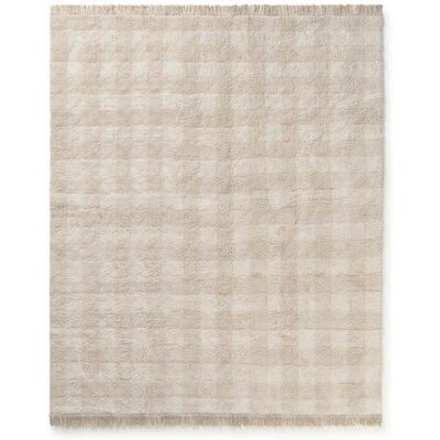 Lorena Canals Alfombra lavable de algodón Vichy. (150 x 180 cm) Crema niño Lorena Canals Alfombra lavable de algodón Vichy. (150 x 180 cm) Crema niño