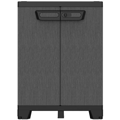 Terry Armario bajo Resina 2 Puertas Ardesia. Antracita Terry Armario bajo Resina 2 Puertas Ardesia. Antracita