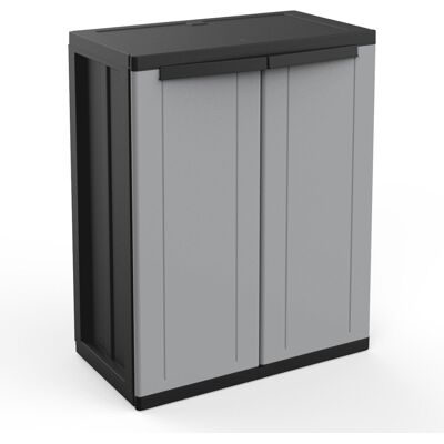 Terry Armario resina bajo J-Line 68. Gris / Negro Terry Armario resina bajo J-Line 68. Gris / Negro
