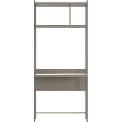 BoConcept Estantería alta con estación de trabajo Calgary . Gris BoConcept Estantería alta con estación de trabajo Calgary . Gris