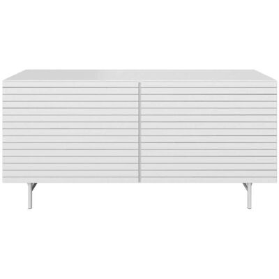 BoConcept Aparador lacado con 2 puertas talladas Lugano . Blanco mate BoConcept Aparador lacado con 2 puertas talladas Lugano . Blanco mate