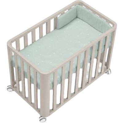 Cotinfant Pack cuna evolutiva (90x50-120x60 cm) Doco Sleeping PLUS + colchón + textil 90x50 Tipi verde. (81 X 95 X 54 Cm) Beige niño Cotinfant Pack cuna evolutiva (90x50-120x60 cm) Doco Sleeping PLUS + colchón + textil 90x50 Tipi verde. (81 X 95 X 54 Cm) Beige niño