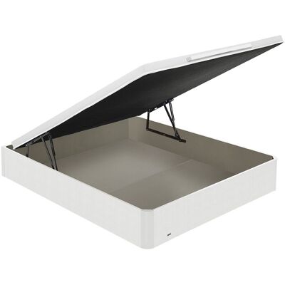 Flex Canapé abatible de madera tejido 3D . (Cama 105 x 200 cm) Blanco Flex Canapé abatible de madera tejido 3D . (Cama 105 x 200 cm) Blanco