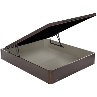 Flex Canapé abatible de madera tejido 3D . (Cama 135 x 200 cm) Wengué Flex Canapé abatible de madera tejido 3D . (Cama 135 x 200 cm) Wengué