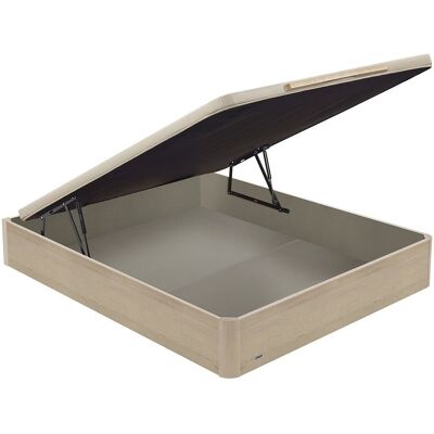 Flex Canapé abatible de madera tejido 3D . (Cama 105 x 200 cm) Natural Flex Canapé abatible de madera tejido 3D . (Cama 105 x 200 cm) Natural