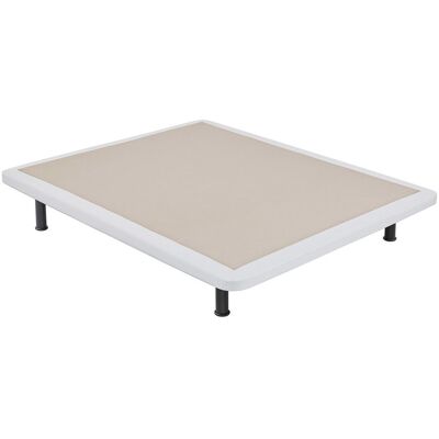 Flex Base tapizada Polipiel 3D . (Cama 90 x 200 cm) Blanco Flex Base tapizada Polipiel 3D . (Cama 90 x 200 cm) Blanco