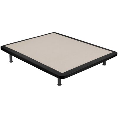 Flex Base tapizada Polipiel 3D . (Cama 105 x 200 cm) Negro Flex Base tapizada Polipiel 3D . (Cama 105 x 200 cm) Negro