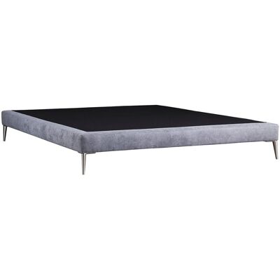 Sealy Base tapizada con patas Luxe . (Cama 90 x 190 cm) Gris Sealy Base tapizada con patas Luxe . (Cama 90 x 190 cm) Gris