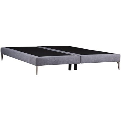 Sealy Base tapizada con patas Luxe . (Cama 180 x 200 cm) Gris Sealy Base tapizada con patas Luxe . (Cama 180 x 200 cm) Gris